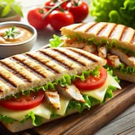 Панини с копченой уткой для фуршета в Алматы, кейтеринг